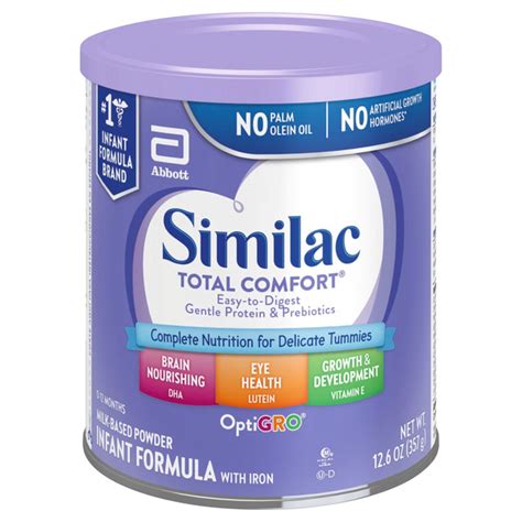 Similac Total Comfort Formula Powder .